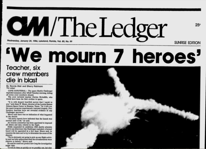 The Ledger, Jan. 29, 1986